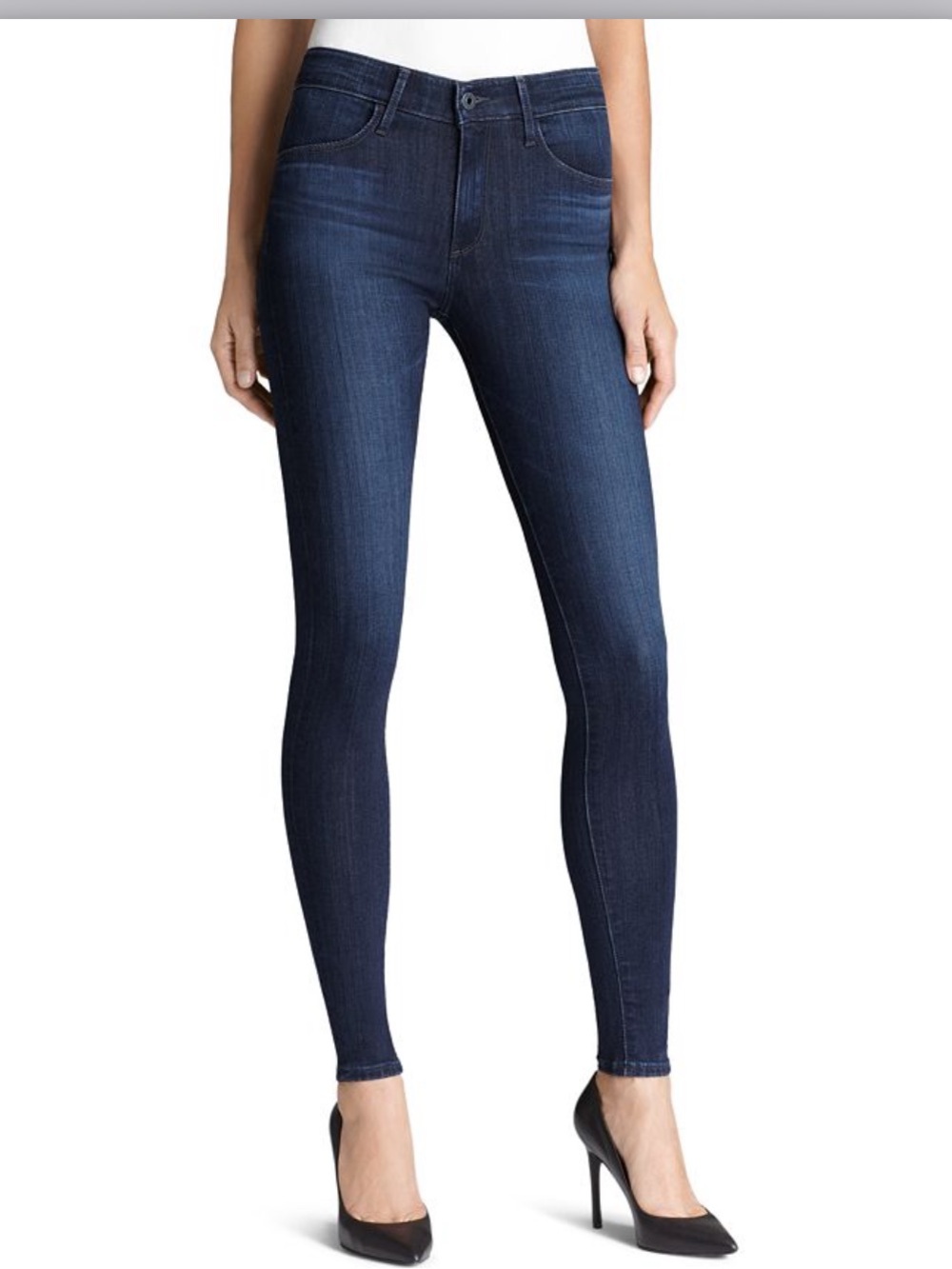 Adriana Goldschmied Farrah High Rise Skinny Dark Wash Jeans Size 32